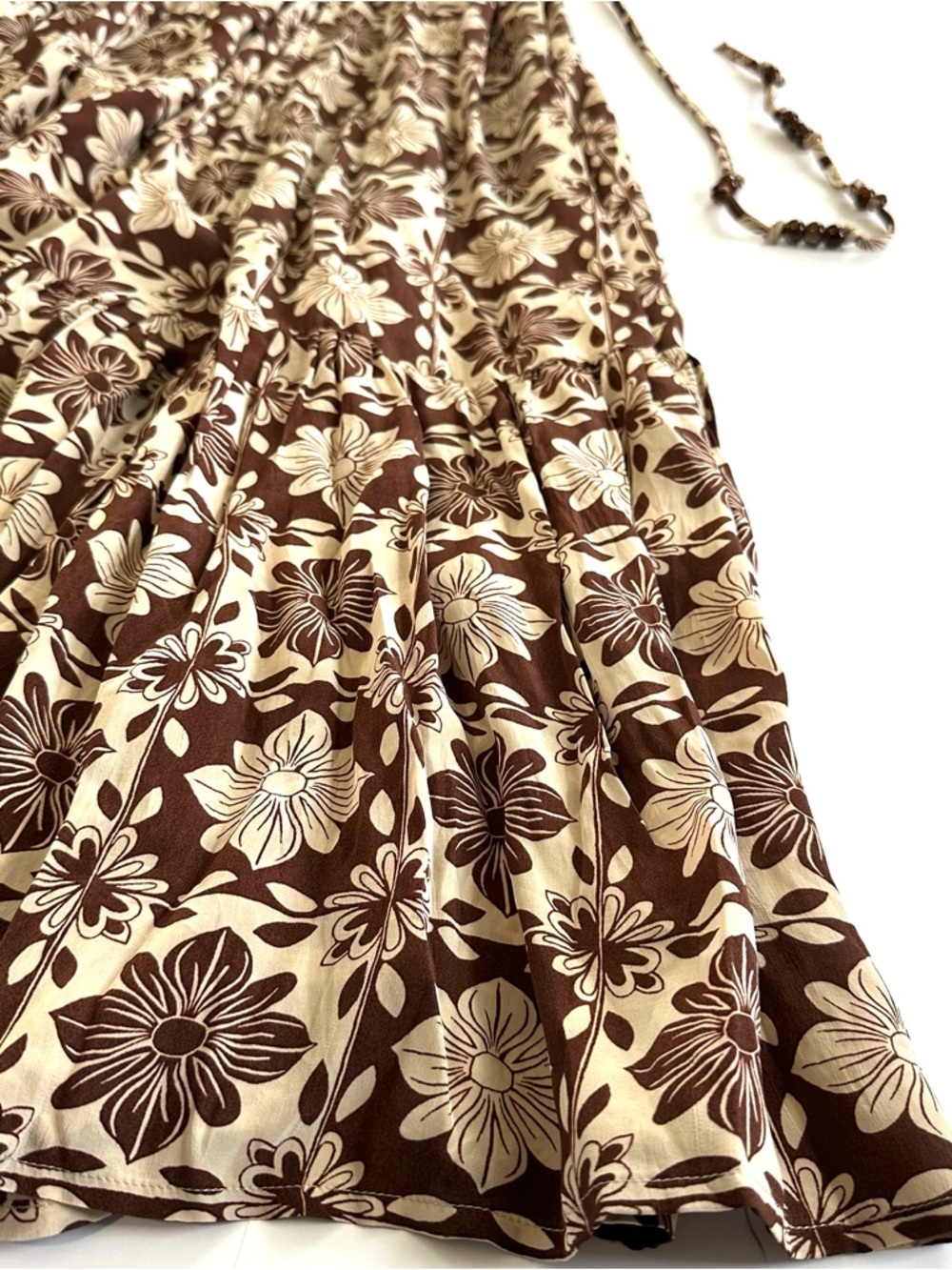 J.Crew Caspia Dress in Chocolate Floral Crepe de Chine | XL | NWT - Picture 13 of 15